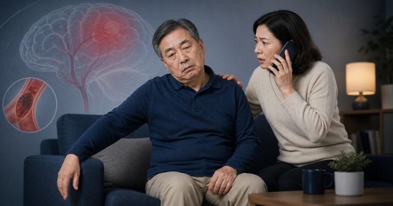 뇌졸중 전조증상 5가지｜갑자기 나타나면 119 신고·응급실 가는 기준