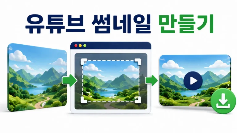 유튜브 썸네일 만들기｜16:9 크기·용량 한 번에 맞추기